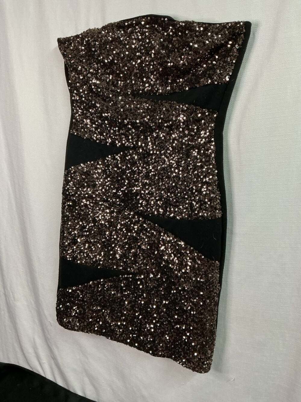 Niki Biki Strapless Sequin Mini Dress Size S